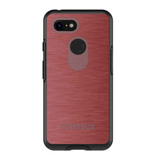 DistinctInk™ OtterBox Symmetry Series Case for Apple iPhone / Samsung Galaxy / Google Pixel - Red Stainless Steel Print