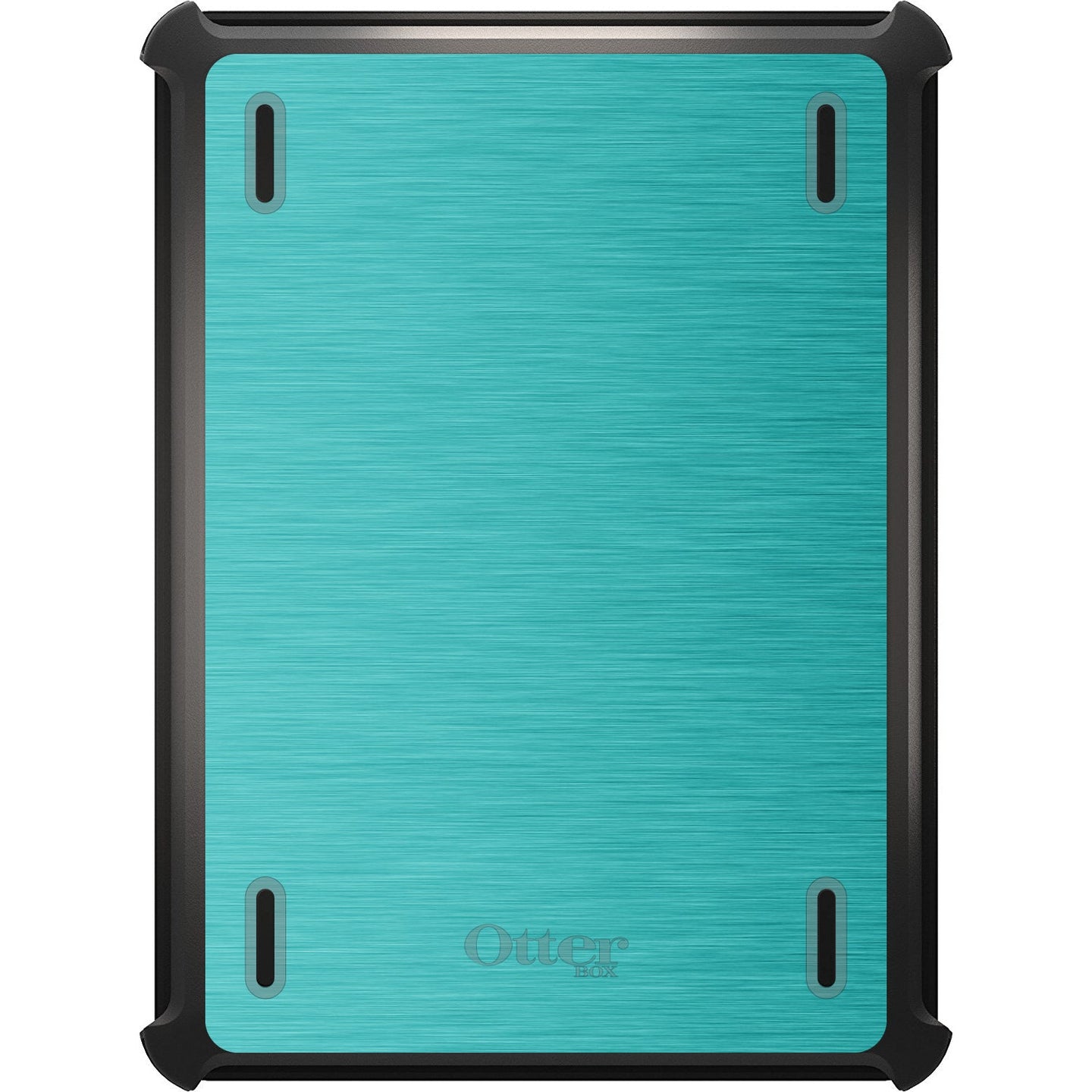 DistinctInk™ OtterBox Defender Series Case for Apple iPad / iPad Pro / iPad Air / iPad Mini - Teal Stainless Steel Print