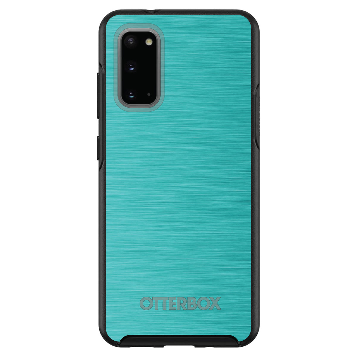 Teal Stainless Steel Print OtterBox Symmetry Case for iPhone & Galaxy, view 5