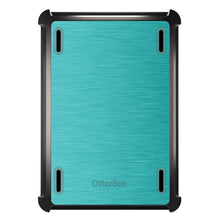 DistinctInk™ OtterBox Defender Series Case for Apple iPad / iPad Pro / iPad Air / iPad Mini - Teal Stainless Steel Print