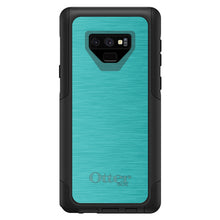 DistinctInk™ OtterBox Commuter Series Case for Apple iPhone or Samsung Galaxy - Teal Stainless Steel Print
