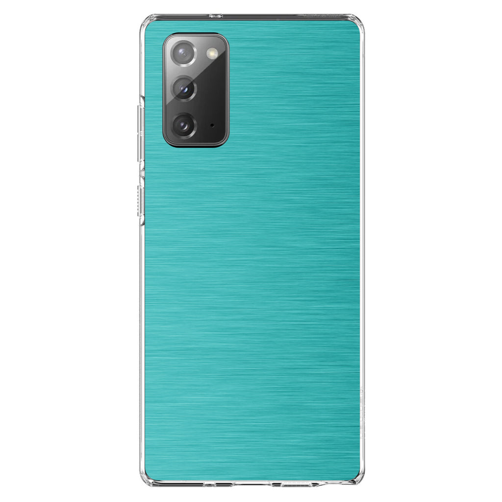 Teal Stainless Steel Image Print Clear Shockproof iPhone Case, view 8