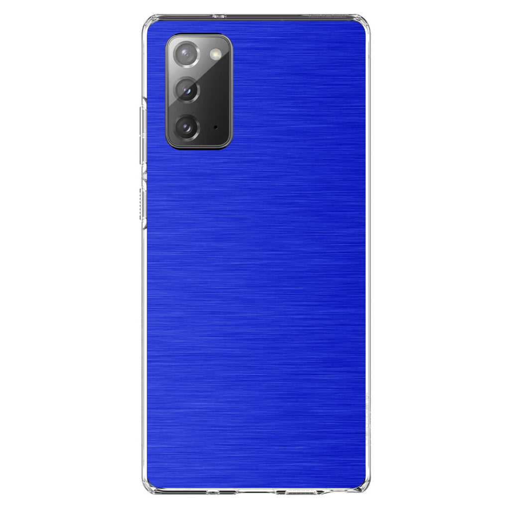 Blue Stainless Steel Image Print Clear Shockproof iPhone Case, view 7