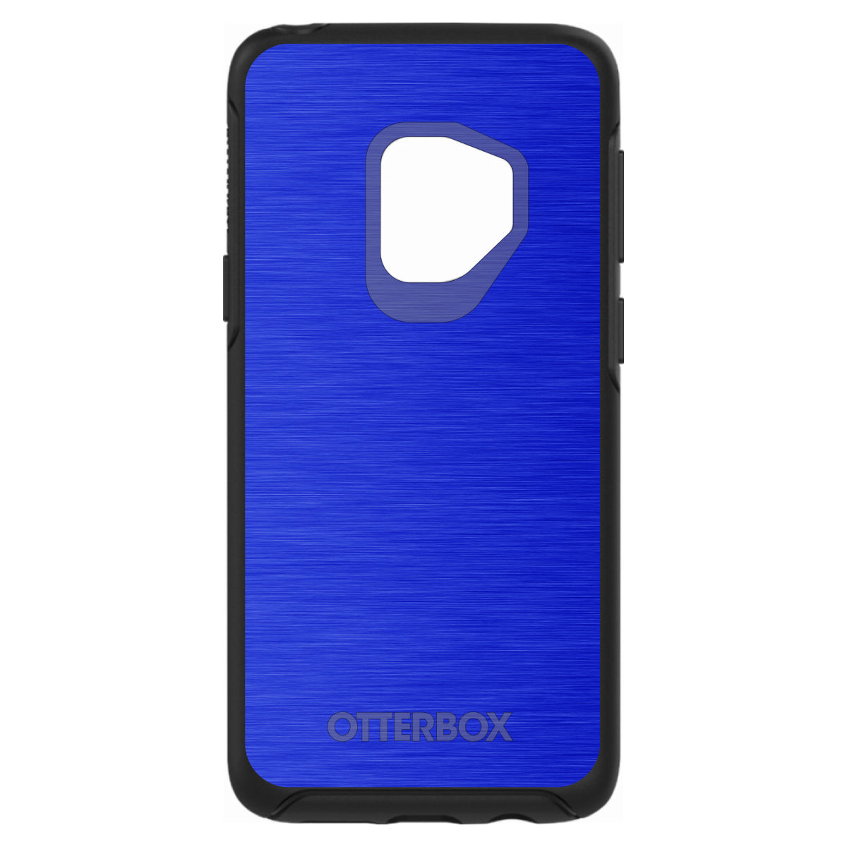 Blue Stainless Steel Print OtterBox Symmetry Case for iPhone & Galaxy, view 8