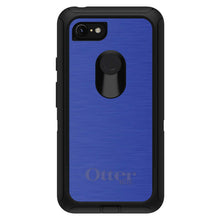DistinctInk™ OtterBox Defender Series Case for Apple iPhone / Samsung Galaxy / Google Pixel - Blue Stainless Steel Print