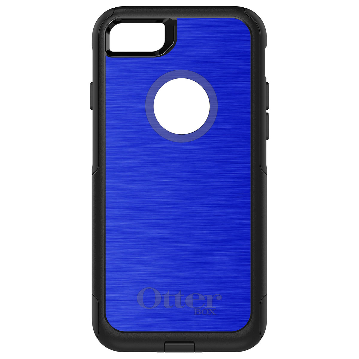Blue Stainless Steel Print OtterBox Commuter Case for iPhone & Galaxy