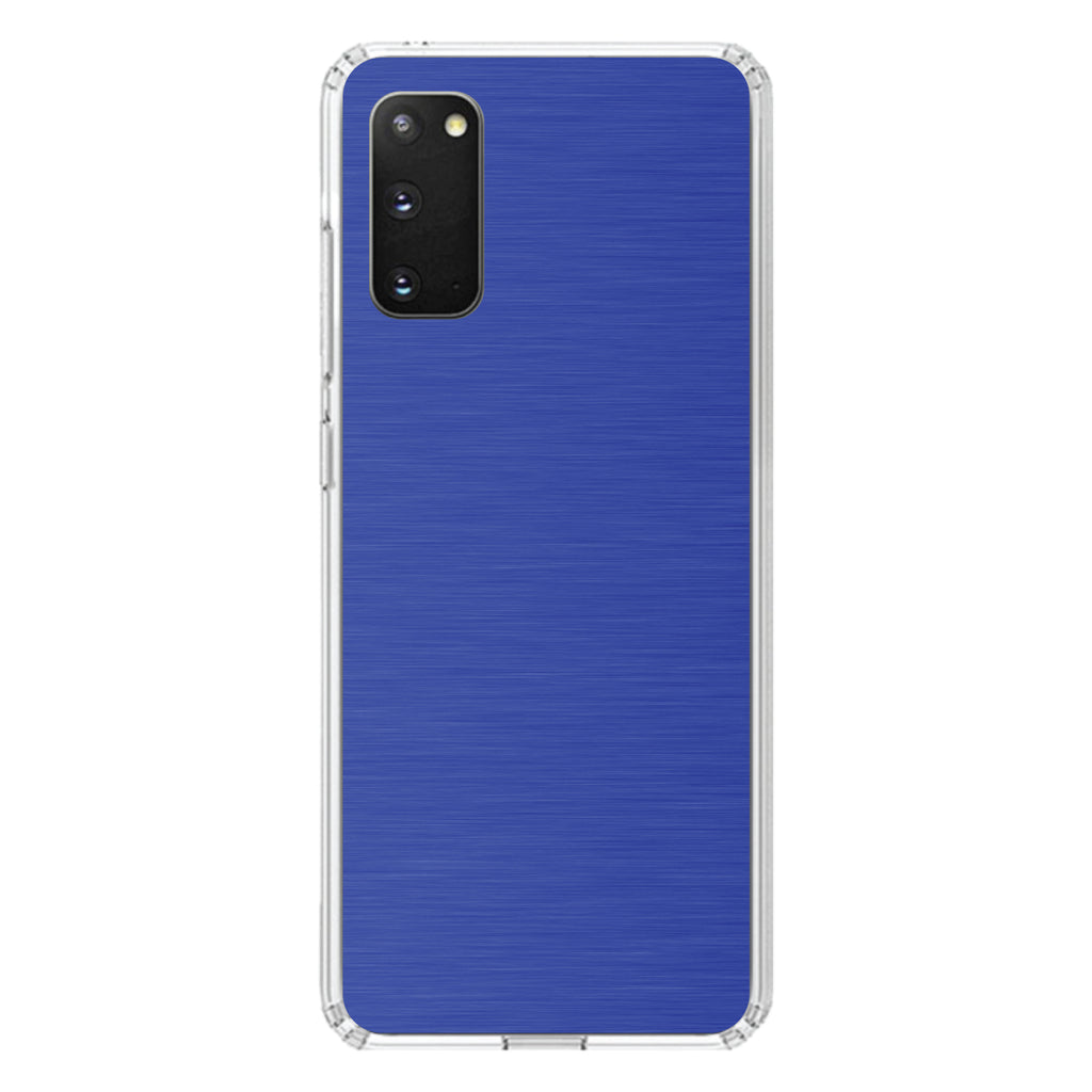 Blue Stainless Steel Image Print Clear Shockproof iPhone Case, view 14