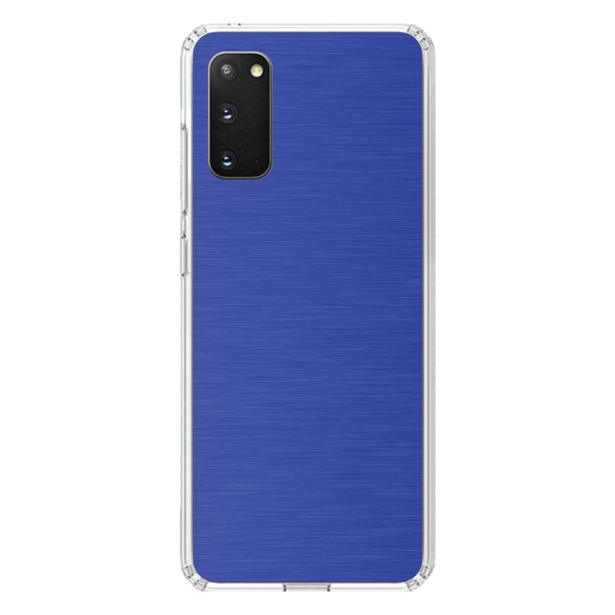 Blue Stainless Steel Image Print Clear Shockproof iPhone Case, view 14