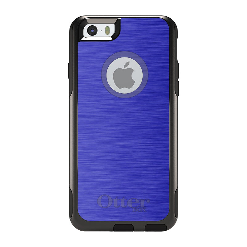 Blue Stainless Steel Print OtterBox Commuter Case for iPhone & Galaxy, view 4