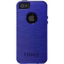 DistinctInk™ OtterBox Commuter Series Case for Apple iPhone or Samsung Galaxy - Blue Stainless Steel Print