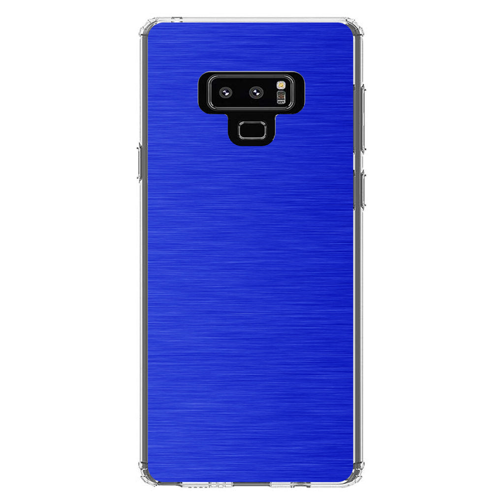 Blue Stainless Steel Image Print Clear Shockproof iPhone Case, view 11