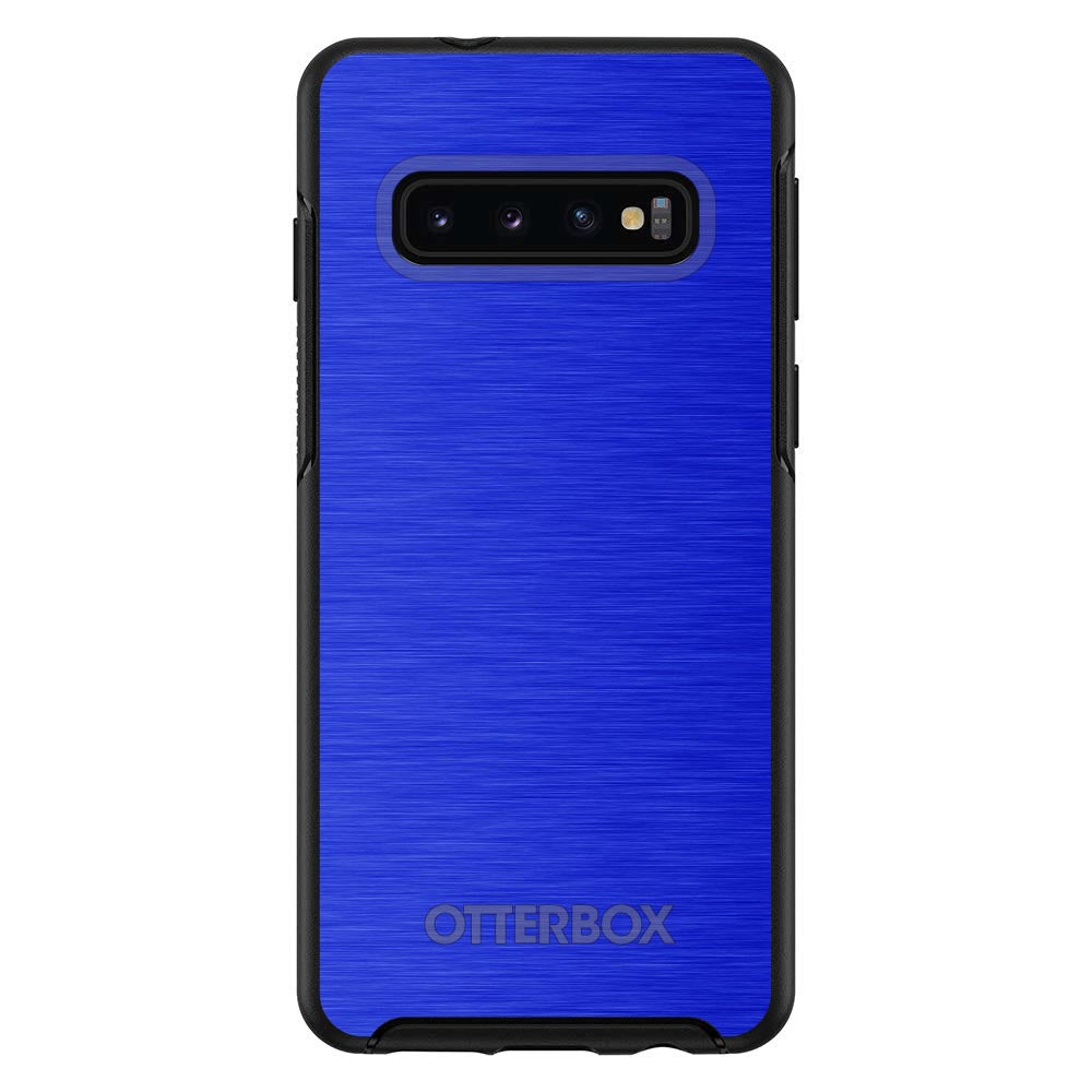 Blue Stainless Steel Print OtterBox Symmetry Case for iPhone & Galaxy, view 6