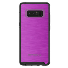 DistinctInk™ OtterBox Symmetry Series Case for Apple iPhone / Samsung Galaxy / Google Pixel - Hot Pink Stainless Steel Print