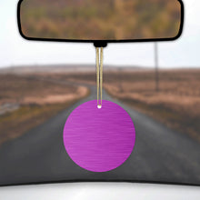 Hot Pink Stainless Steel Image Print Ceramic Ornament