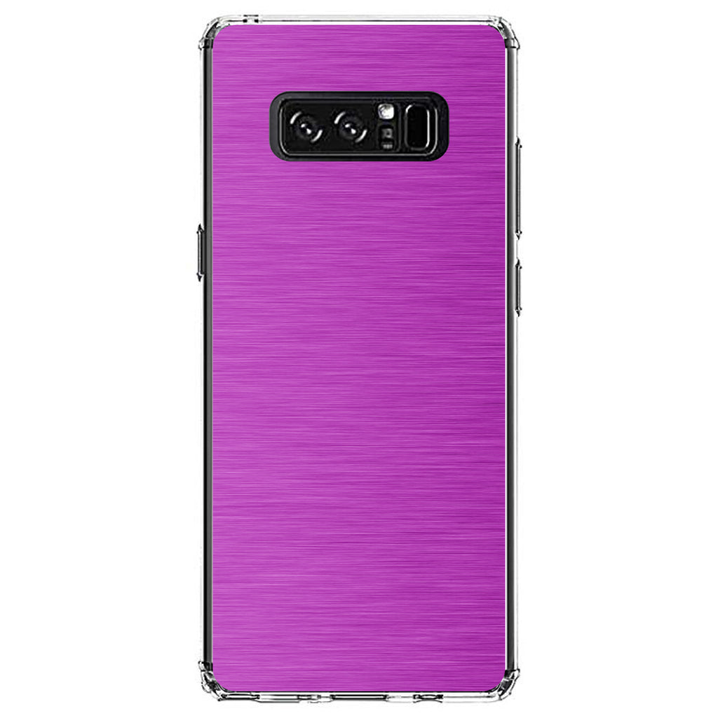 Hot Pink Stainless Steel Image Print Clear Shockproof iPhone Case, view 12