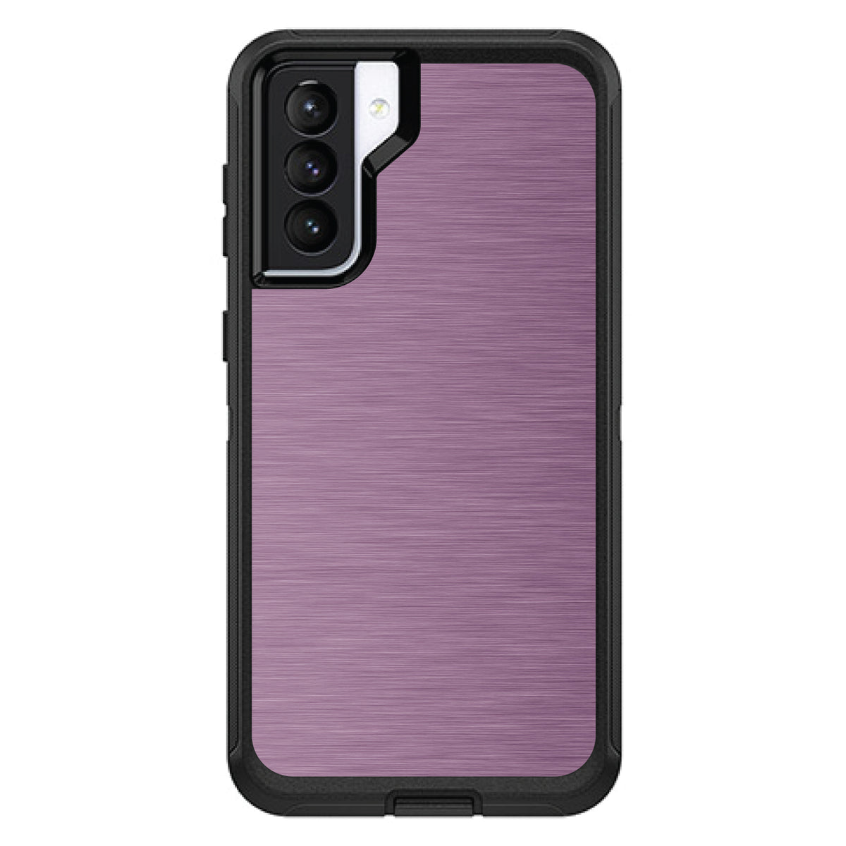 Hot Pink Stainless Steel Print OtterBox Defender Case for iPhone & Galaxy, view 5