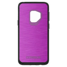 DistinctInk™ OtterBox Symmetry Series Case for Apple iPhone / Samsung Galaxy / Google Pixel - Hot Pink Stainless Steel Print