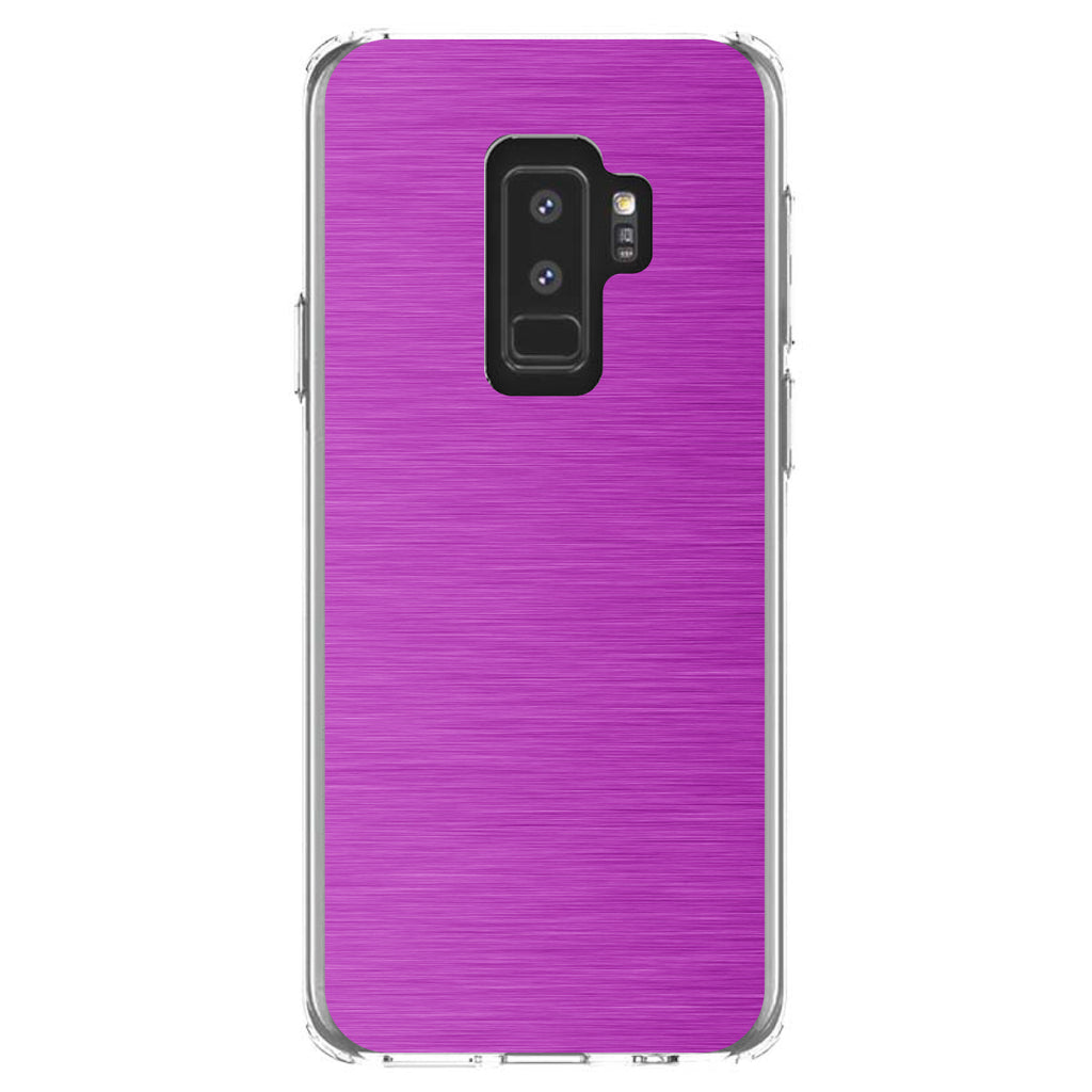 Hot Pink Stainless Steel Image Print Clear Shockproof iPhone Case, view 20