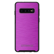 DistinctInk™ OtterBox Symmetry Series Case for Apple iPhone / Samsung Galaxy / Google Pixel - Hot Pink Stainless Steel Print