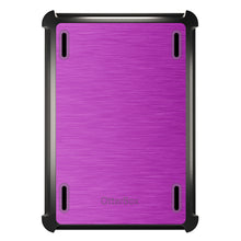 DistinctInk™ OtterBox Defender Series Case for Apple iPad / iPad Pro / iPad Air / iPad Mini - Hot Pink Stainless Steel Print