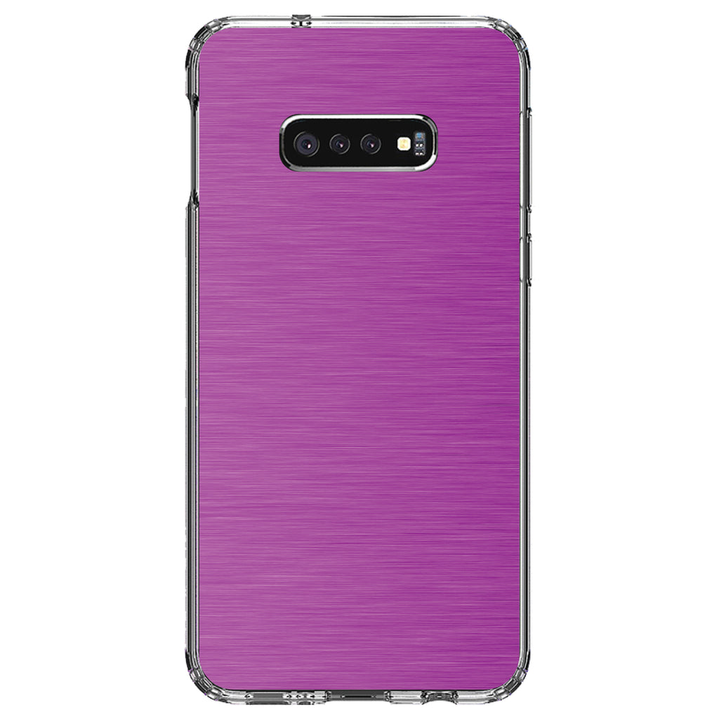 Hot Pink Stainless Steel Image Print Clear Shockproof iPhone Case, view 18