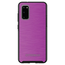 DistinctInk™ OtterBox Symmetry Series Case for Apple iPhone / Samsung Galaxy / Google Pixel - Hot Pink Stainless Steel Print