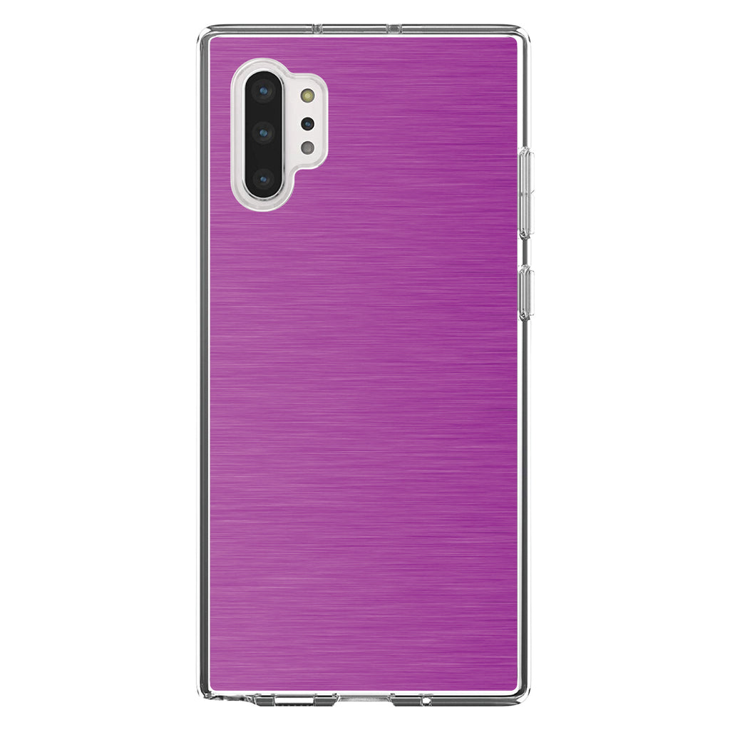 Hot Pink Stainless Steel Image Print Clear Shockproof iPhone Case, view 10