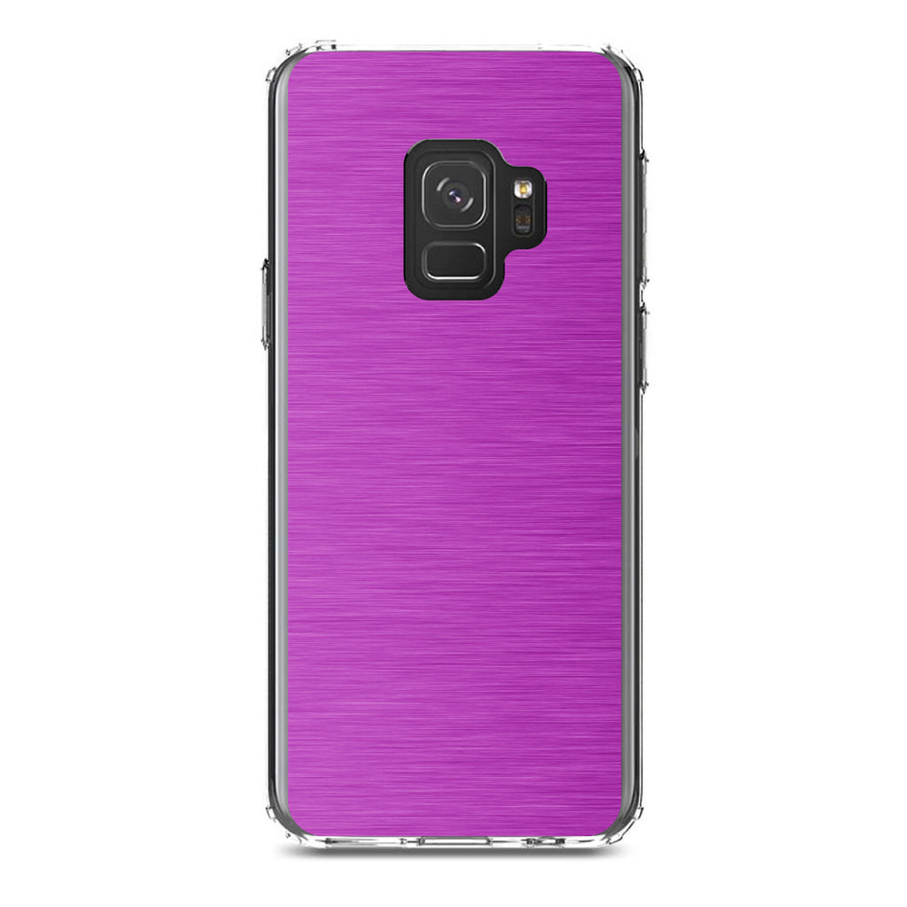 Hot Pink Stainless Steel Image Print Clear Shockproof iPhone Case, view 19