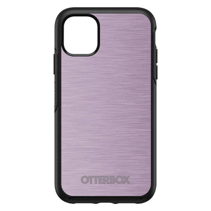 DistinctInk™ OtterBox Symmetry Series Case for Apple iPhone / Samsung Galaxy / Google Pixel - Pink Stainless Steel Print