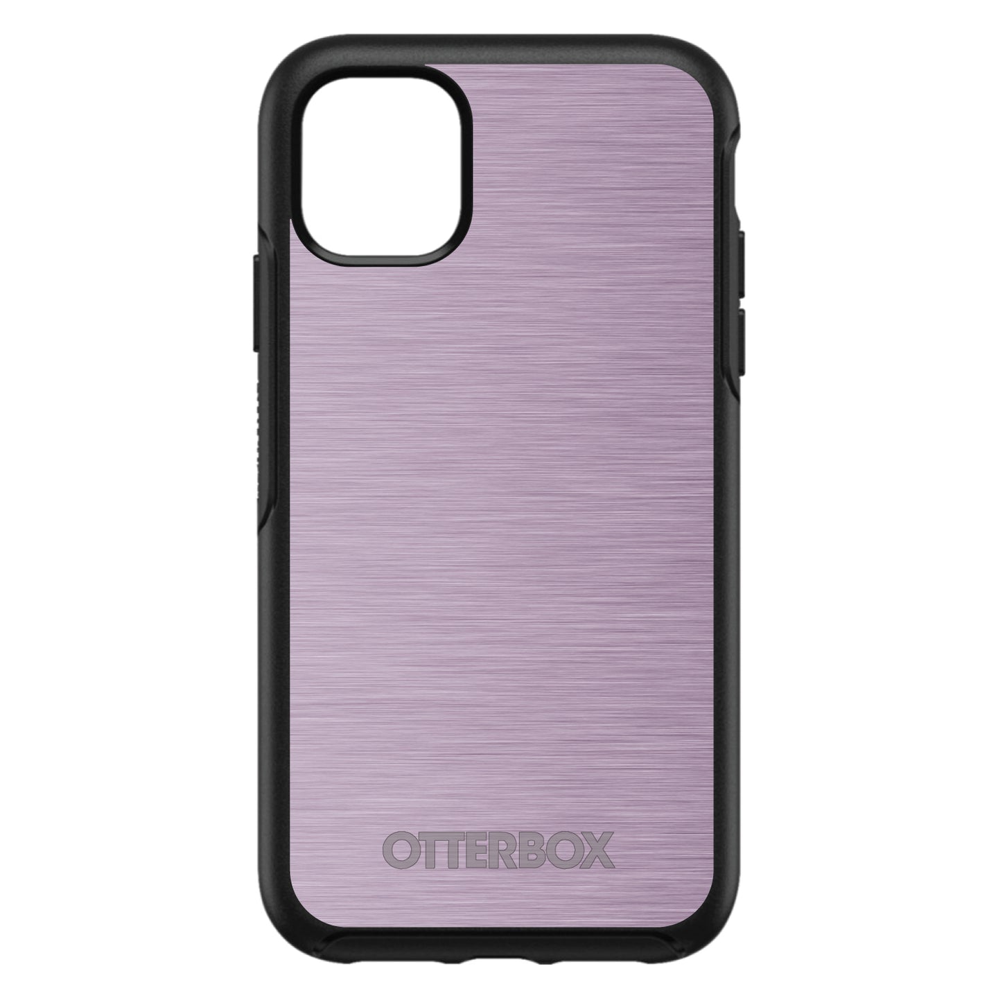DistinctInk™ OtterBox Symmetry Series Case for Apple iPhone / Samsung Galaxy / Google Pixel - Pink Stainless Steel Print