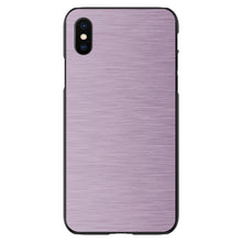 DistinctInk® Hard Plastic Snap-On Case for Apple iPhone or Samsung Galaxy - Pink Stainless Steel Print