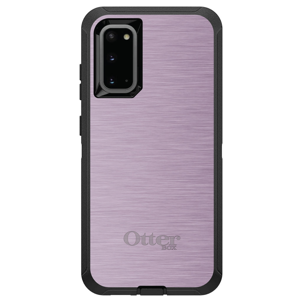 Pink Stainless Steel Print OtterBox Defender Case for iPhone & Galaxy, view 8
