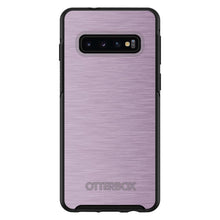 DistinctInk™ OtterBox Symmetry Series Case for Apple iPhone / Samsung Galaxy / Google Pixel - Pink Stainless Steel Print