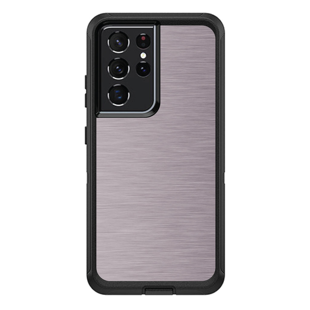 Pink Stainless Steel Print OtterBox Defender Case for iPhone & Galaxy, view 7
