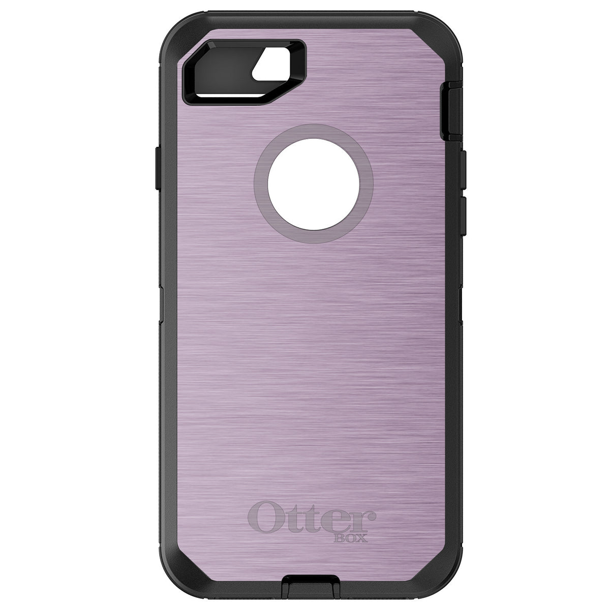 Pink Stainless Steel Print OtterBox Defender Case for iPhone & Galaxy