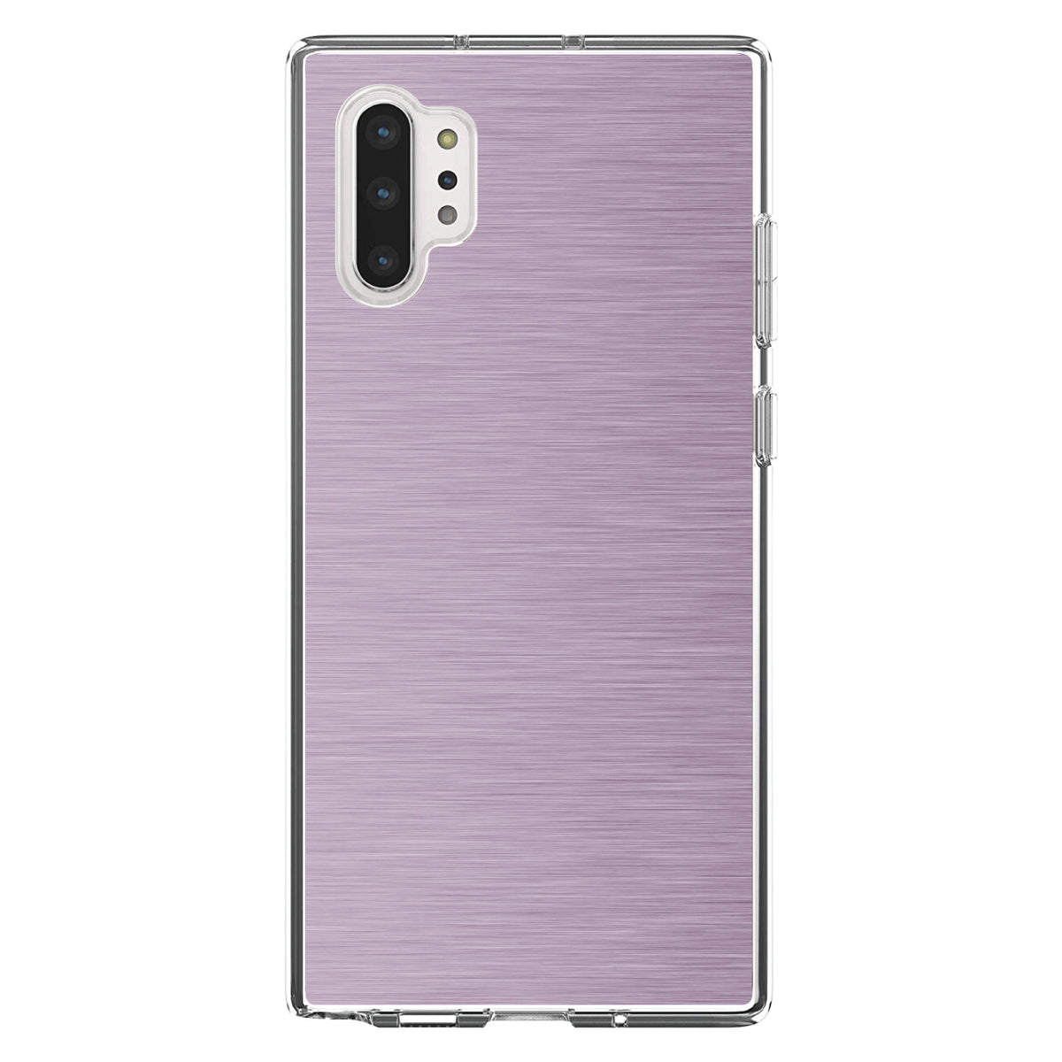 Pink Stainless Steel Image Print Clear Shockproof iPhone Case, view 10
