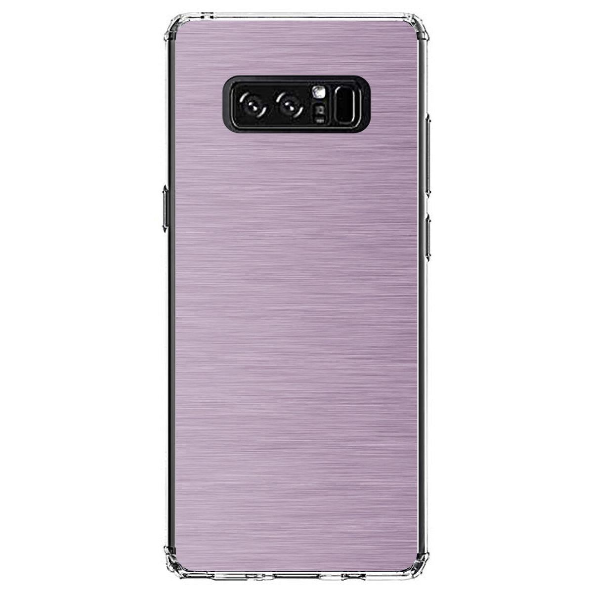 Pink Stainless Steel Image Print Clear Shockproof iPhone Case, view 12