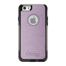 DistinctInk™ OtterBox Commuter Series Case for Apple iPhone or Samsung Galaxy - Pink Stainless Steel Print