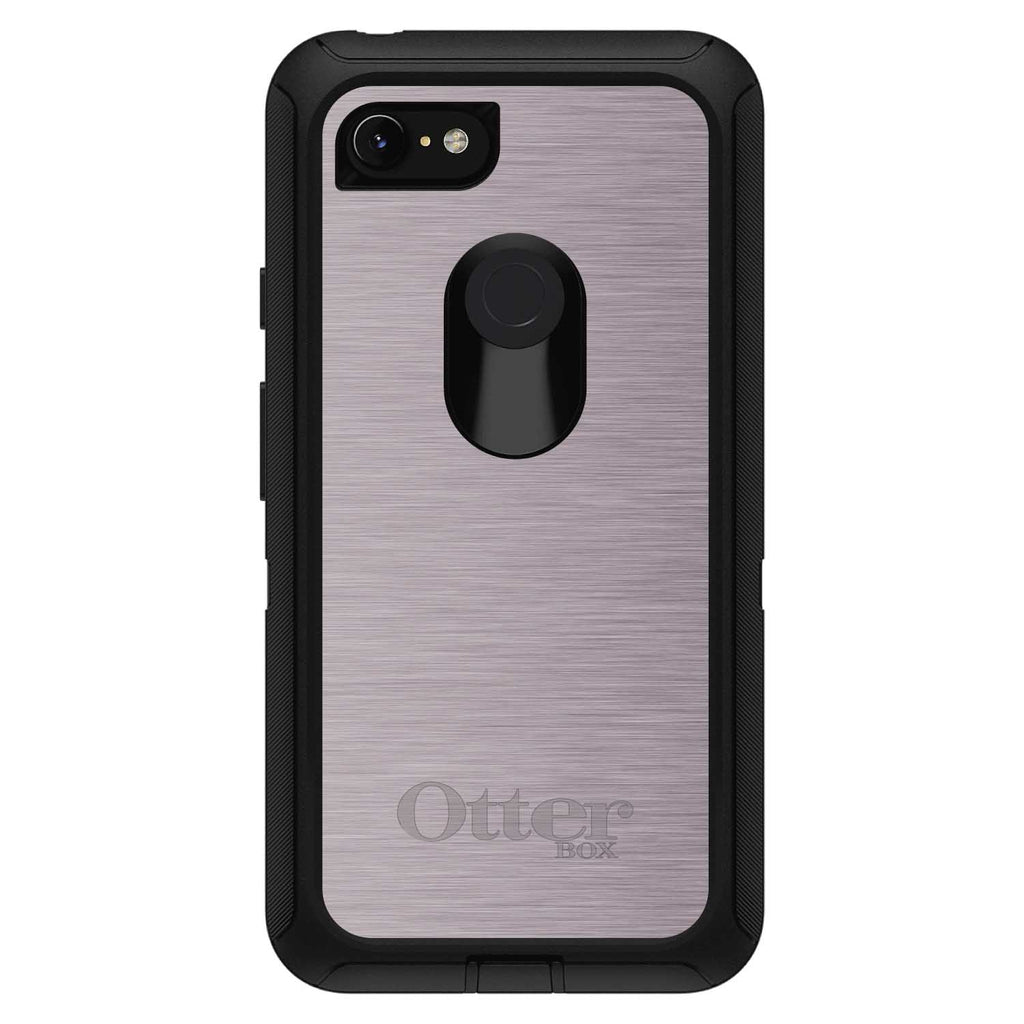 Pink Stainless Steel Print OtterBox Defender Case for iPhone & Galaxy, view 18