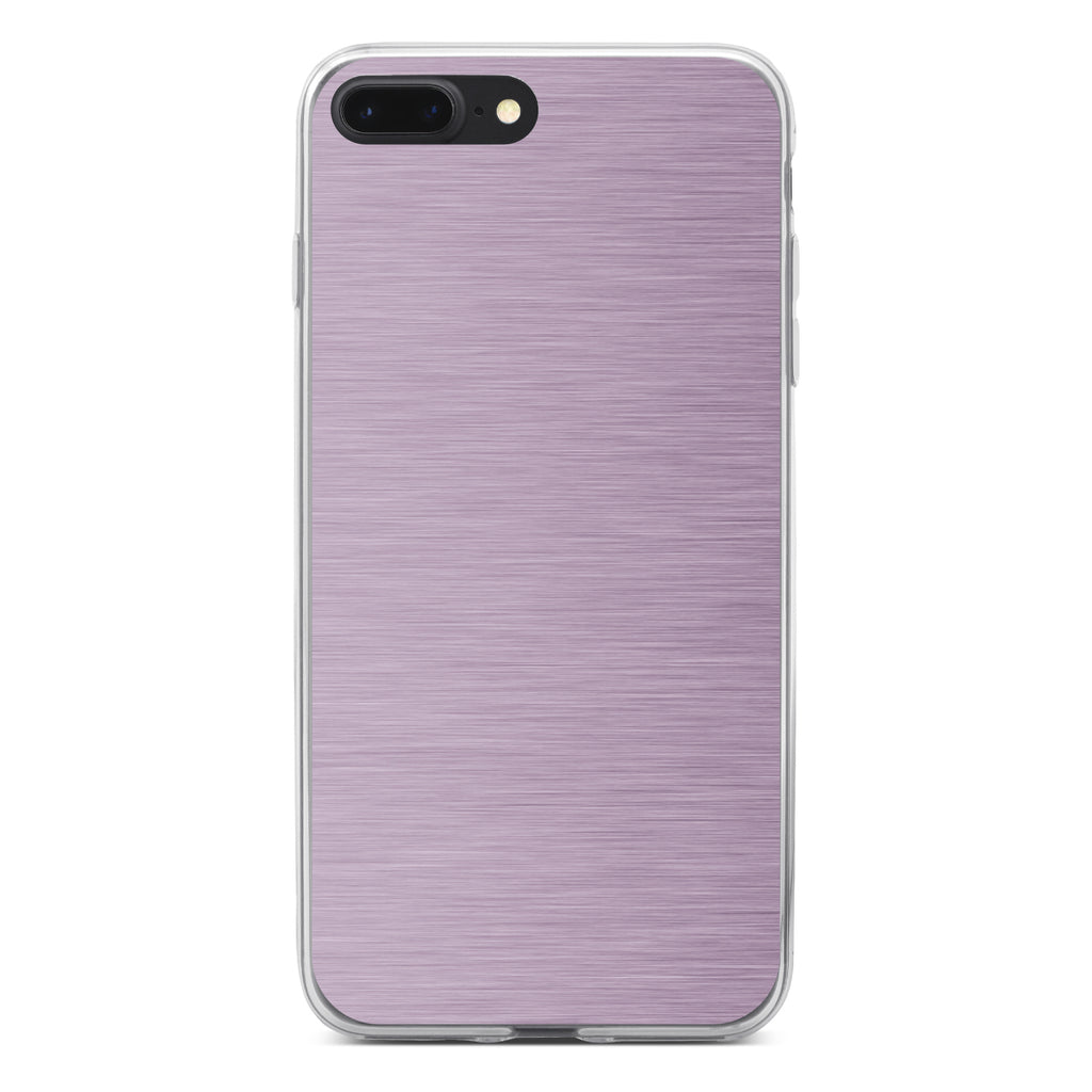 Pink Stainless Steel Image Print Clear Shockproof iPhone Case, view 6