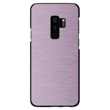 DistinctInk® Hard Plastic Snap-On Case for Apple iPhone or Samsung Galaxy - Pink Stainless Steel Print
