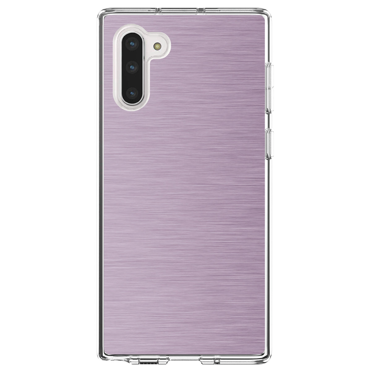 Pink Stainless Steel Image Print Clear Shockproof iPhone Case, view 9
