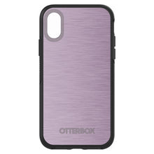 DistinctInk™ OtterBox Symmetry Series Case for Apple iPhone / Samsung Galaxy / Google Pixel - Pink Stainless Steel Print