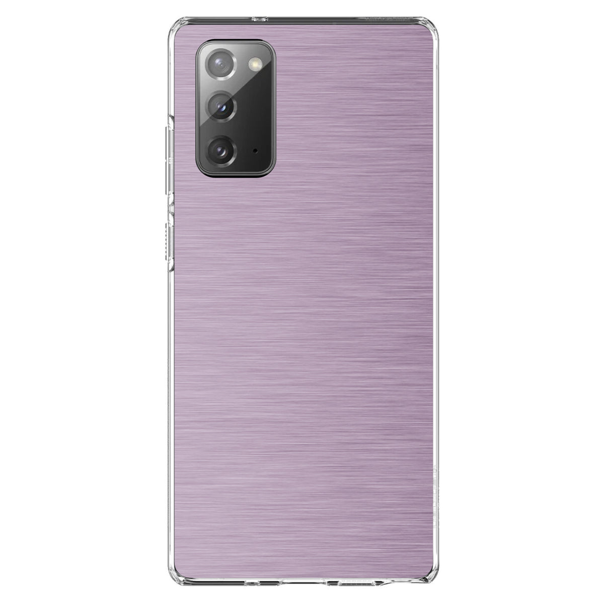 Pink Stainless Steel Image Print Clear Shockproof iPhone Case, view 8