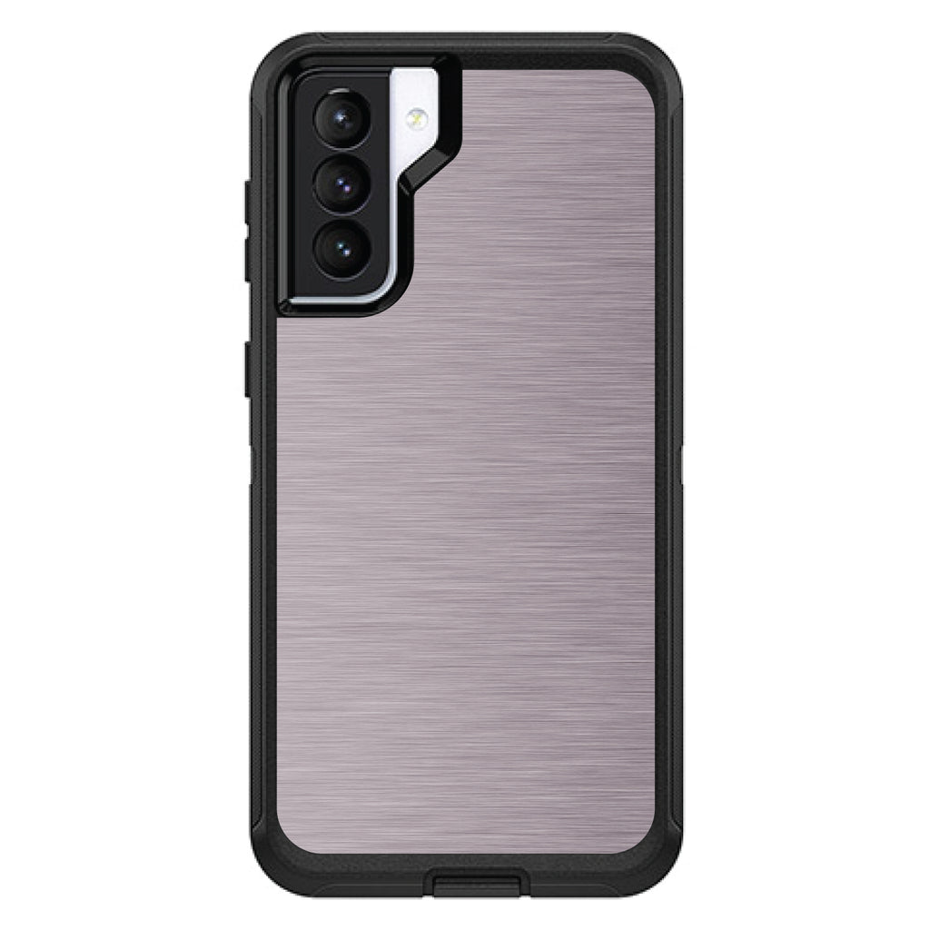Pink Stainless Steel Print OtterBox Defender Case for iPhone & Galaxy, view 6