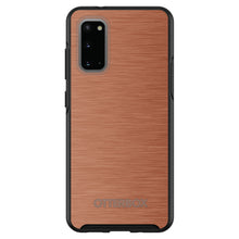 DistinctInk™ OtterBox Symmetry Series Case for Apple iPhone / Samsung Galaxy / Google Pixel - Orange Stainless Steel Print