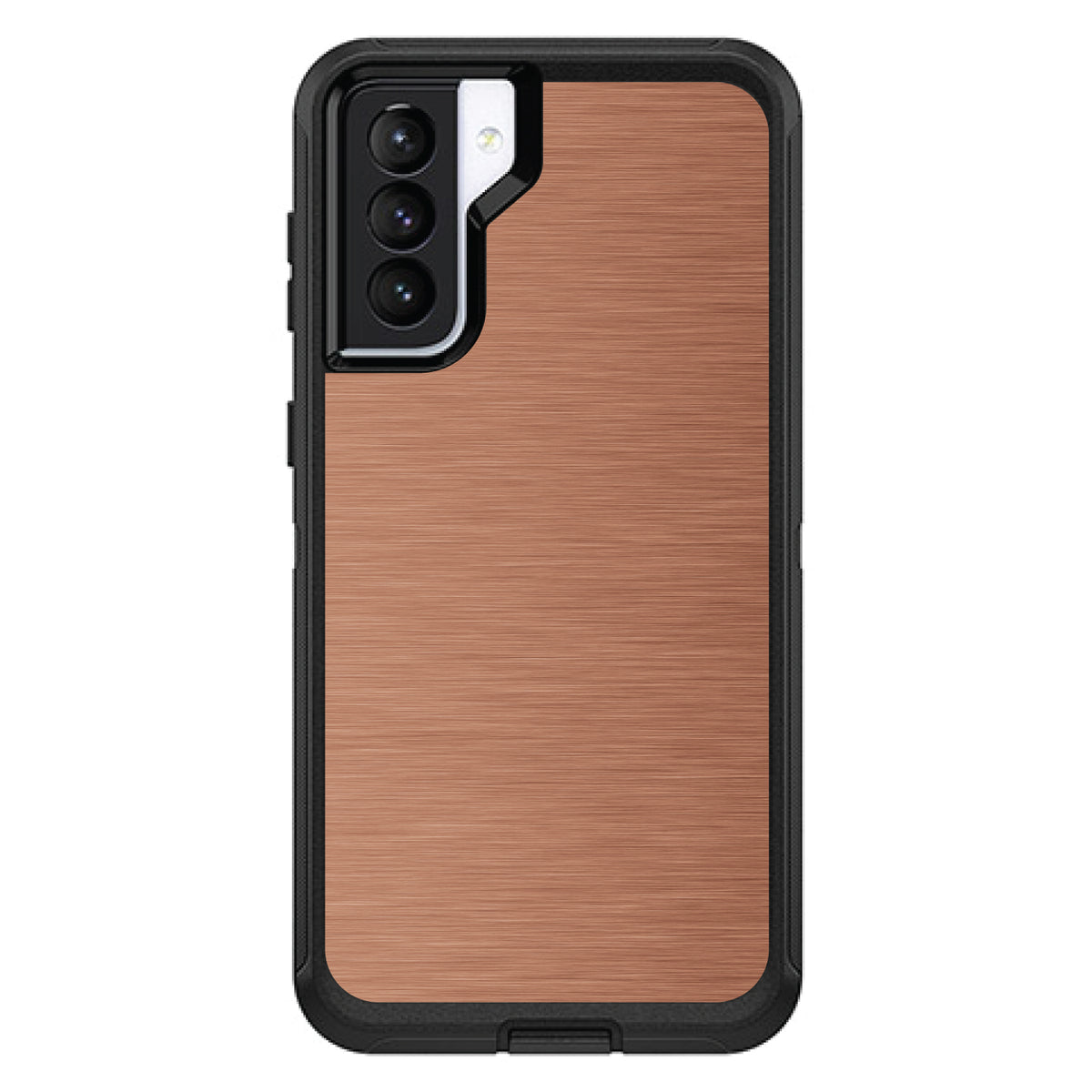 Orange Stainless Steel Print OtterBox Defender Case for iPhone & Galaxy, view 6