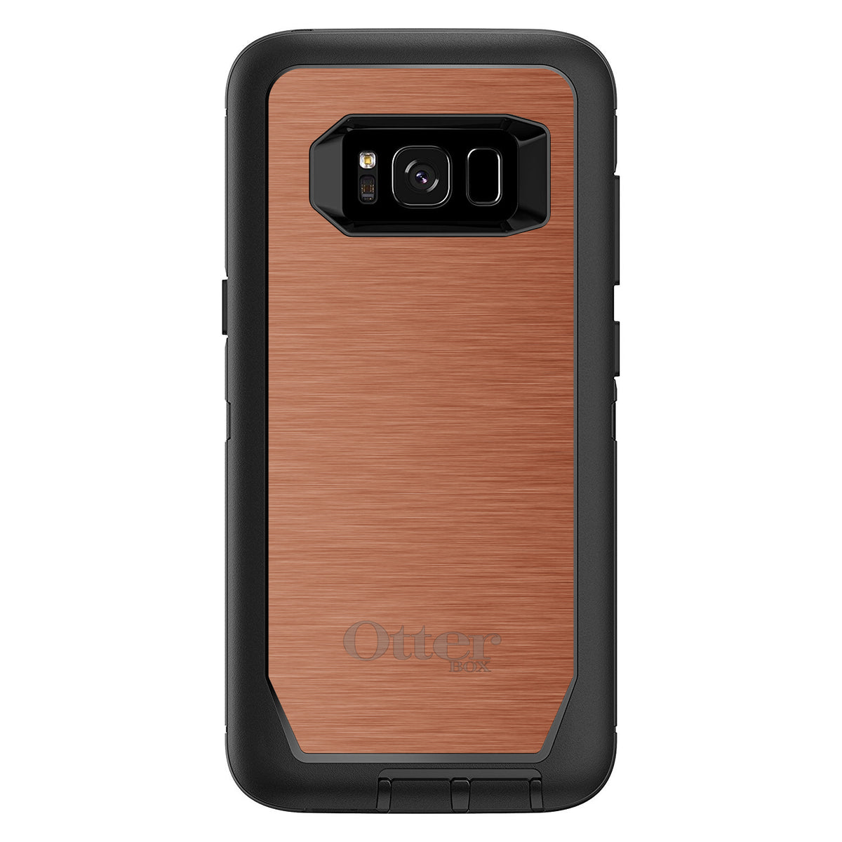 Orange Stainless Steel Print OtterBox Defender Case for iPhone & Galaxy, view 12