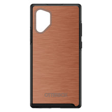 DistinctInk™ OtterBox Symmetry Series Case for Apple iPhone / Samsung Galaxy / Google Pixel - Orange Stainless Steel Print