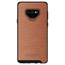 DistinctInk™ OtterBox Symmetry Series Case for Apple iPhone / Samsung Galaxy / Google Pixel - Orange Stainless Steel Print